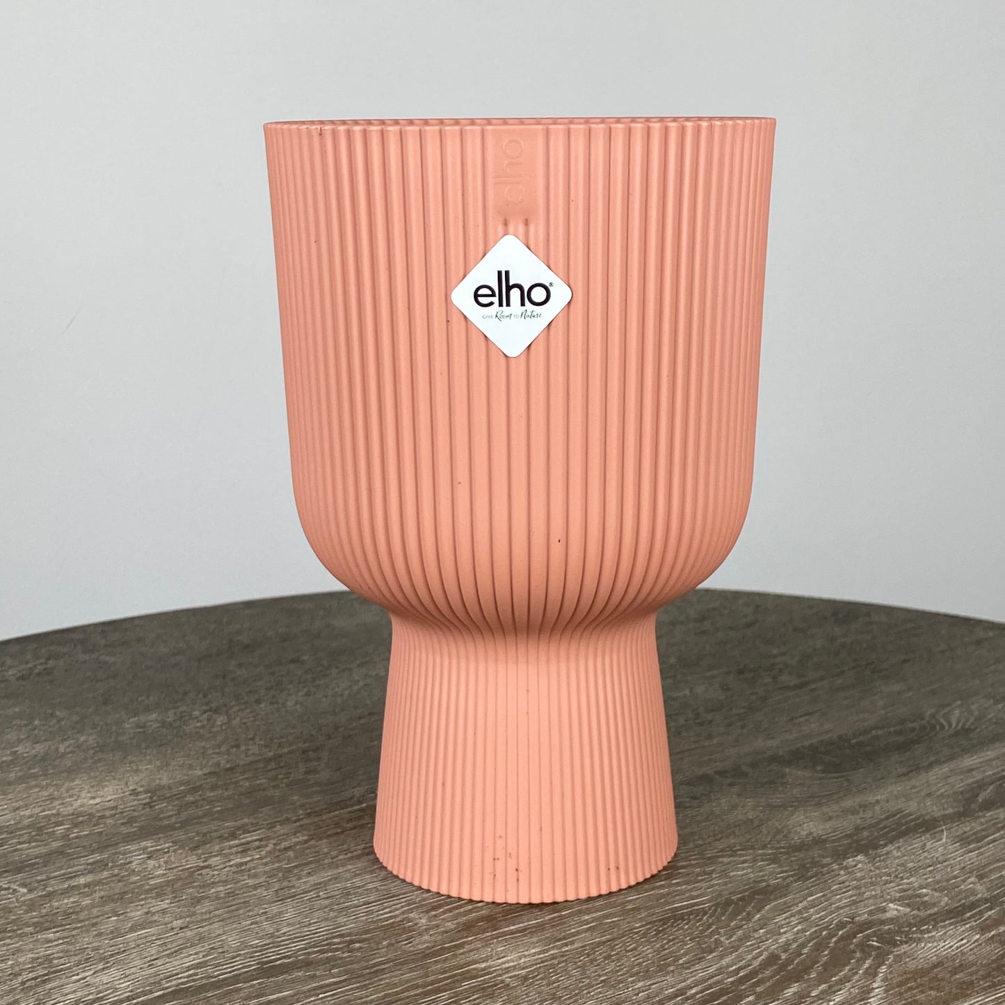 Elho Vibes Fold Coupe Pot | Delicate Pink | 14cm