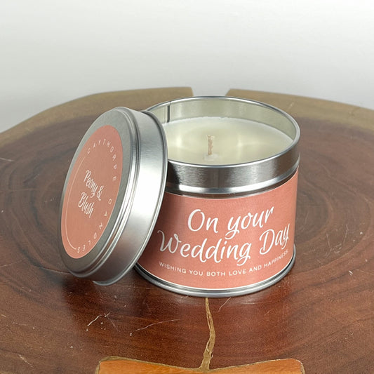 On Your Wedding Day Candle