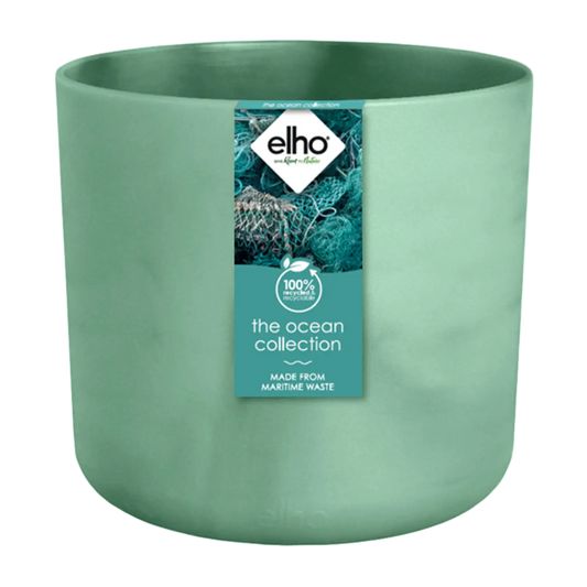 Elho Ocean Collection Round Pot | Pacific Green 14cm