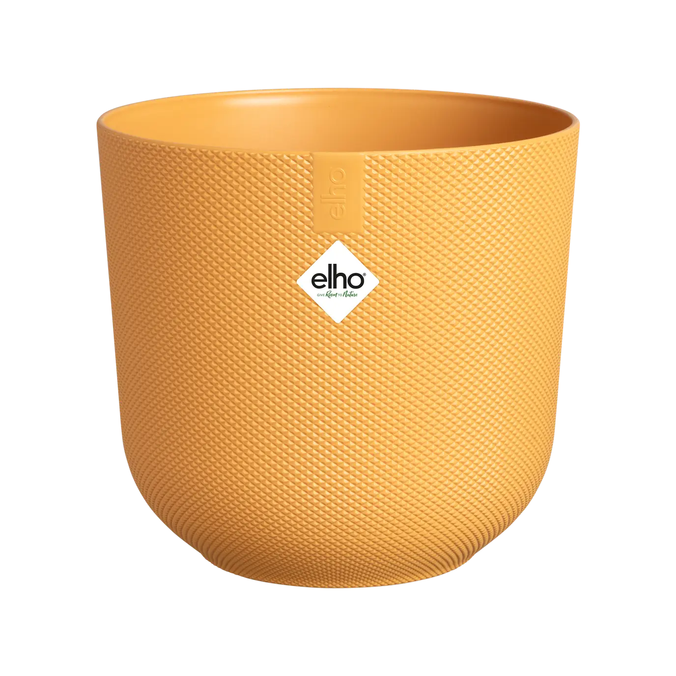 Elho Jazz Round Pot | Amber Yellow 19cm