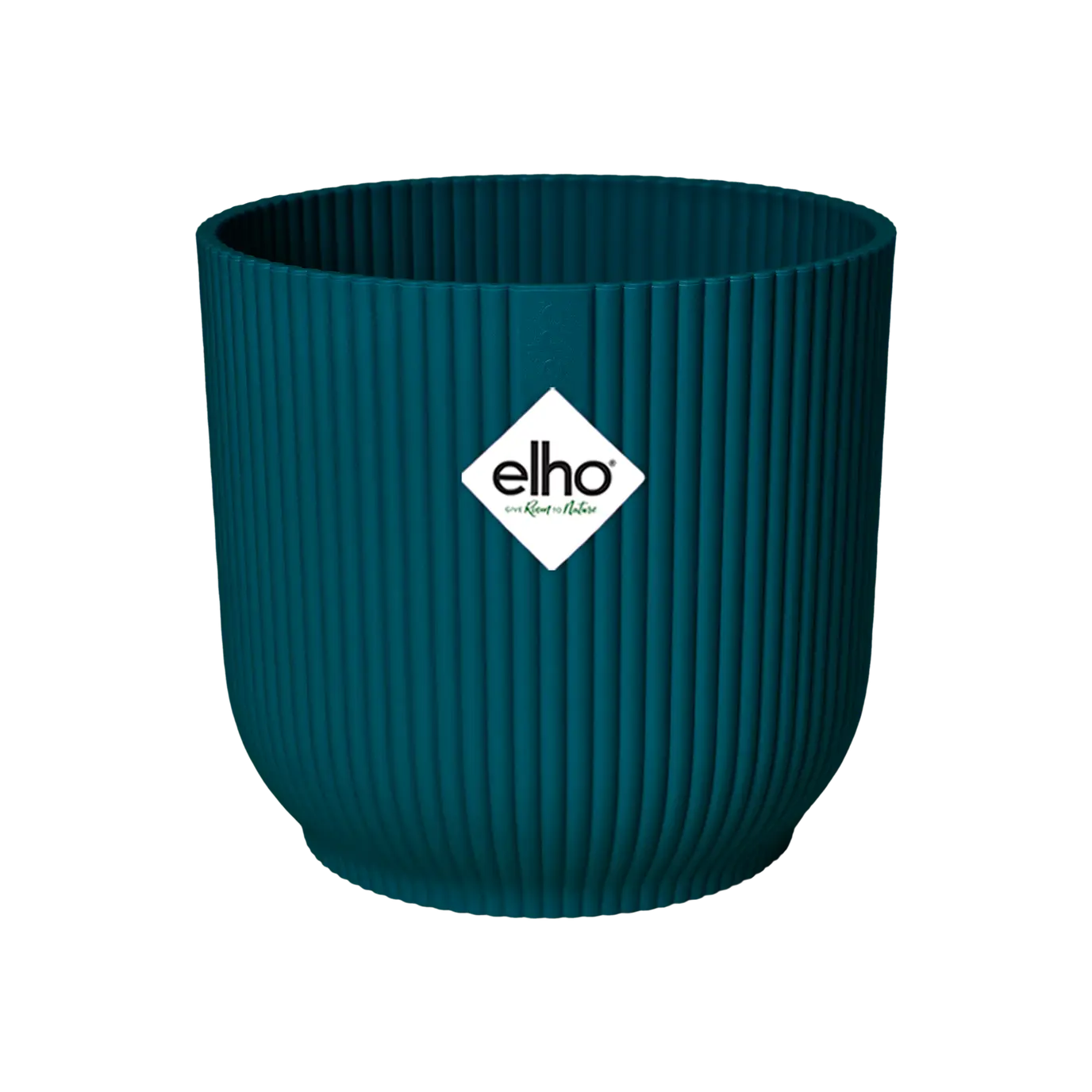 Elho Vibes Fold Round Pot Deep Blue 11cm