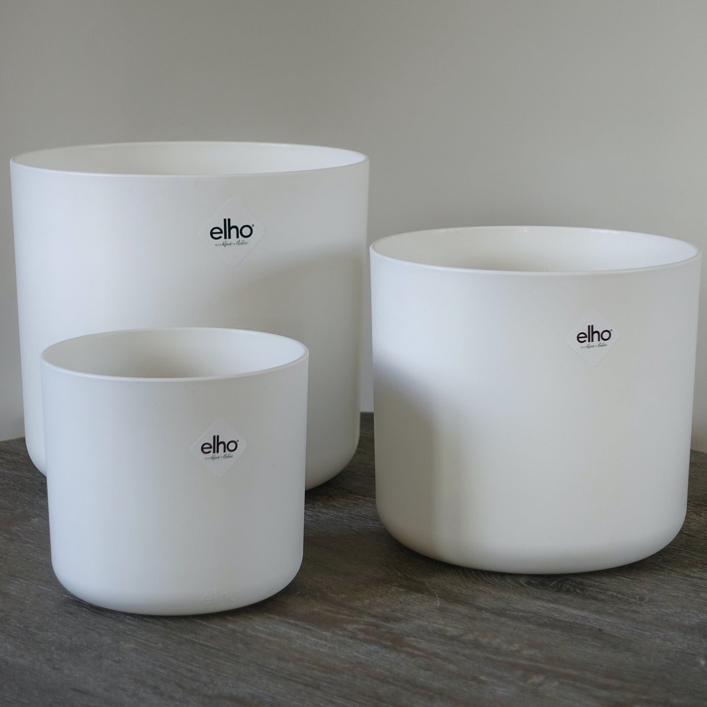 Elho Soft Round Pot White 14cm