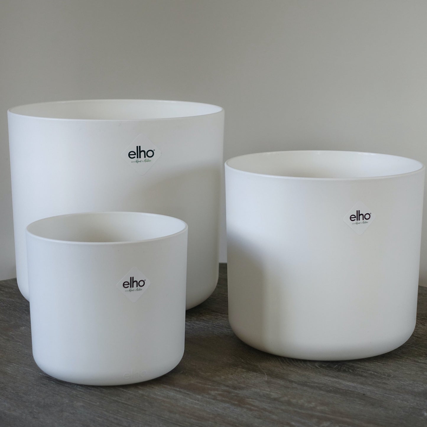 Elho Soft Round Pot White 22cm