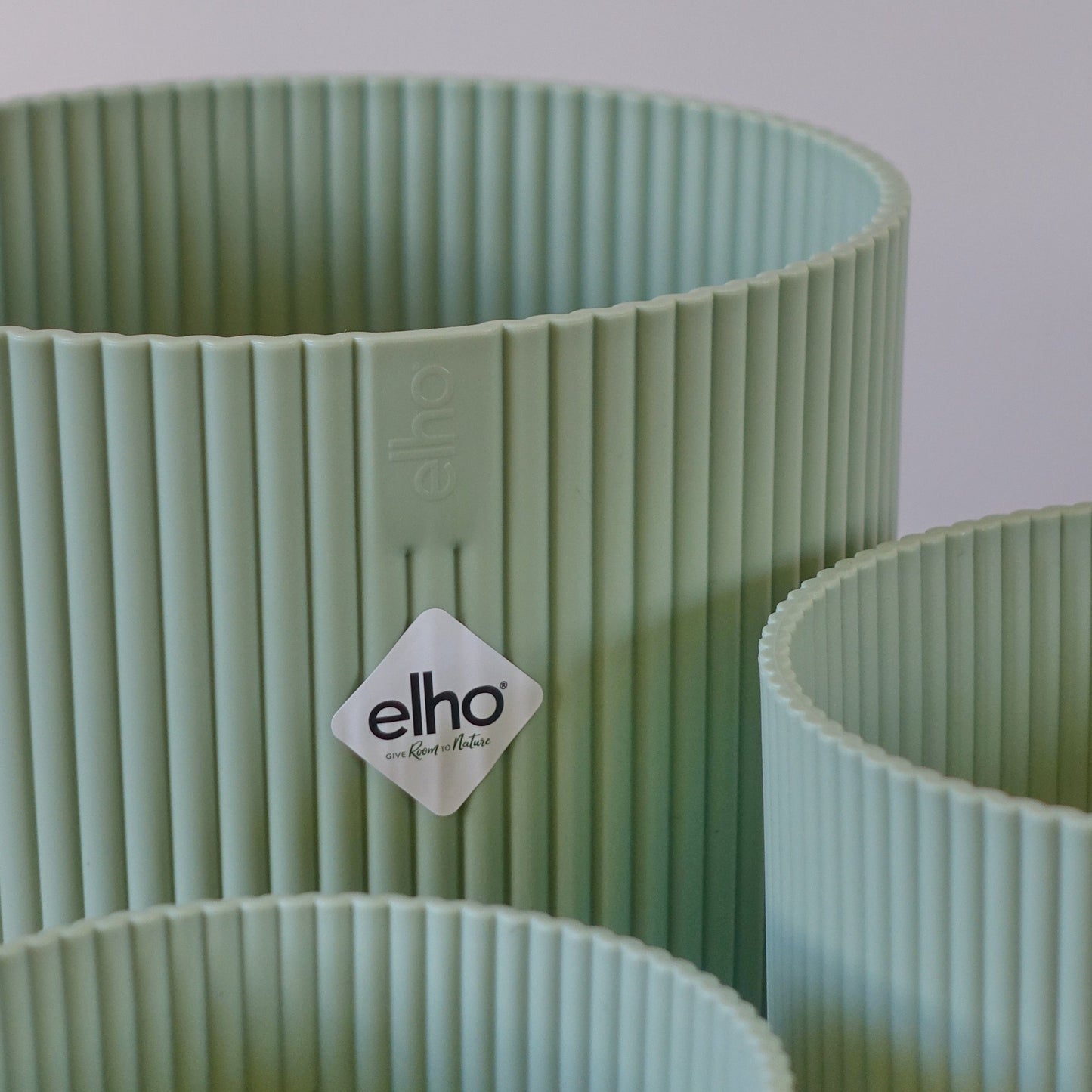 Elho Vibes Fold Round Pot Sorbet Green 11cm