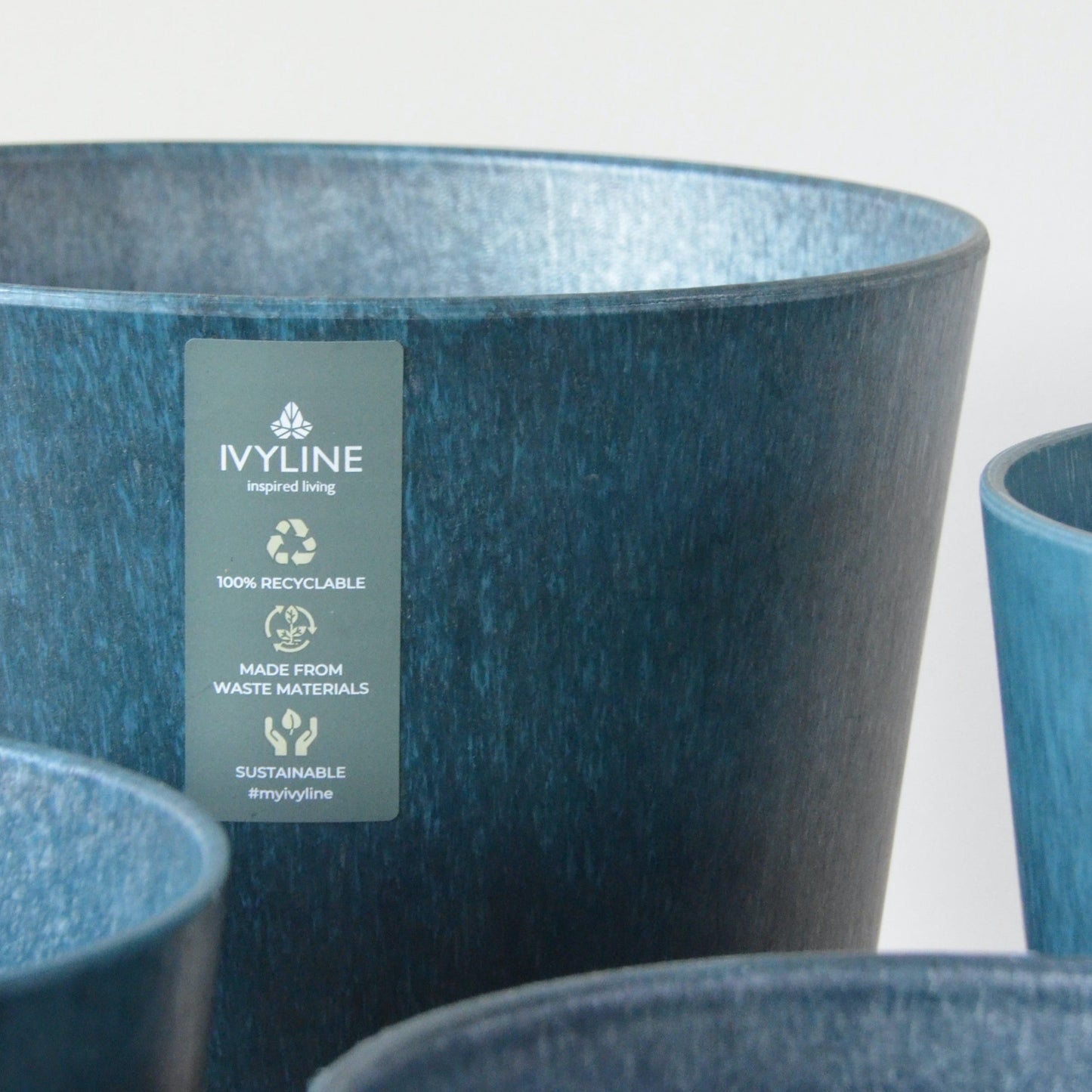 Ivyline Pula Sapphire Recycled Pot 21cm